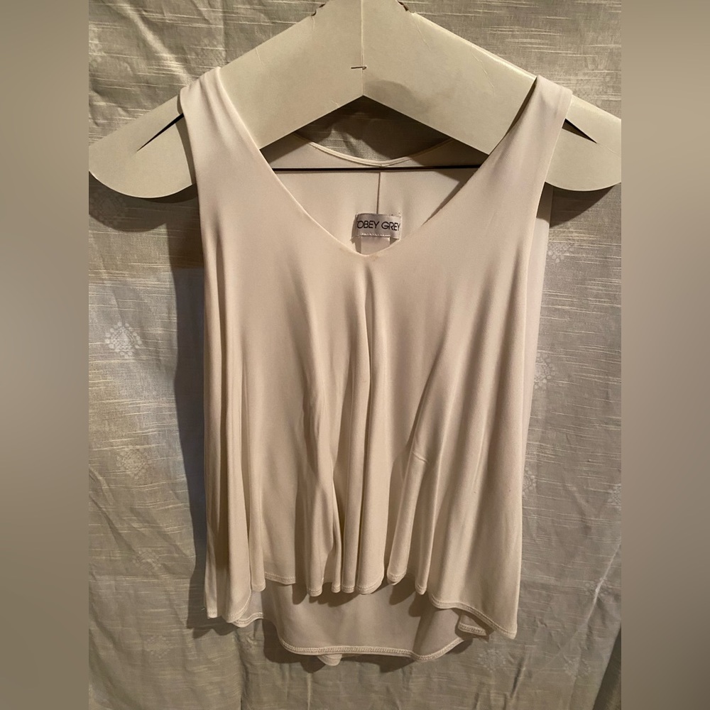 Layered Tank by Tobey Grey Size Small. Perfect layering piece or wear it alone.